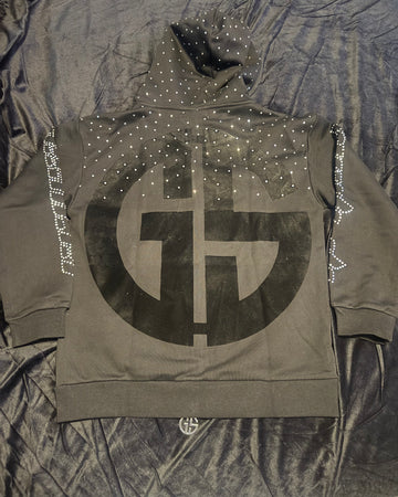 GripSack Rhinestone zip up